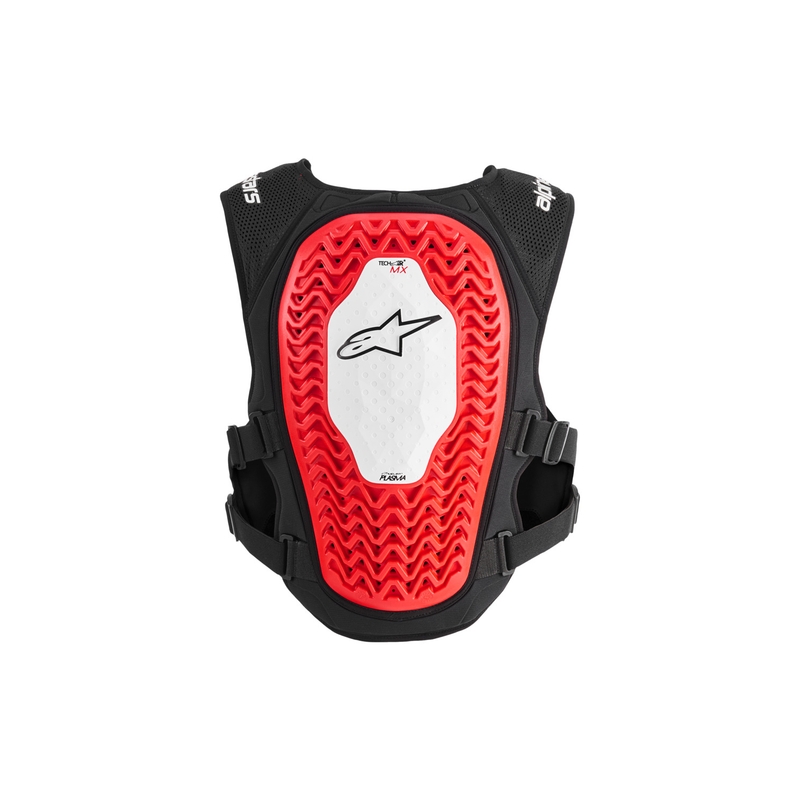 Alpinestars TECH-AIR®MX Plasmajärjestelmän turvatyynyliivi valko-musta-punainen