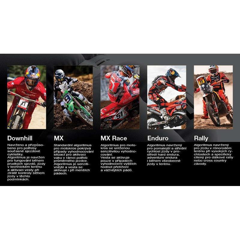 Alpinestars TECH-AIR®MX Plasmajärjestelmän turvatyynyliivi valko-musta-punainen