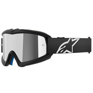 Alpinestars Vision Youth Corp lasten motocross lasit musta peilattu hopea linssi