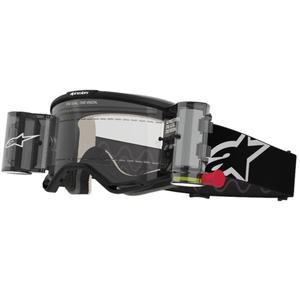 Alpinestars Vision 5 Corp ROLL-OFF Wide Vision Motocross suojalasit mustat kirkkaalla linssillä