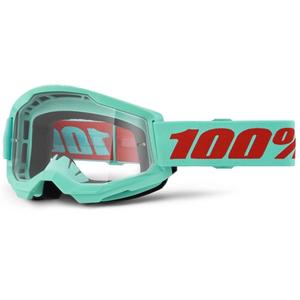 Motocross lasit 100% STRATA 2 Uusi Maupiti (kirkas pleksi)