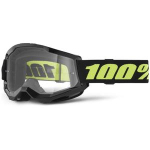 Motocross lasit 100% STRATA 2 New Solar (kirkas pleksi)