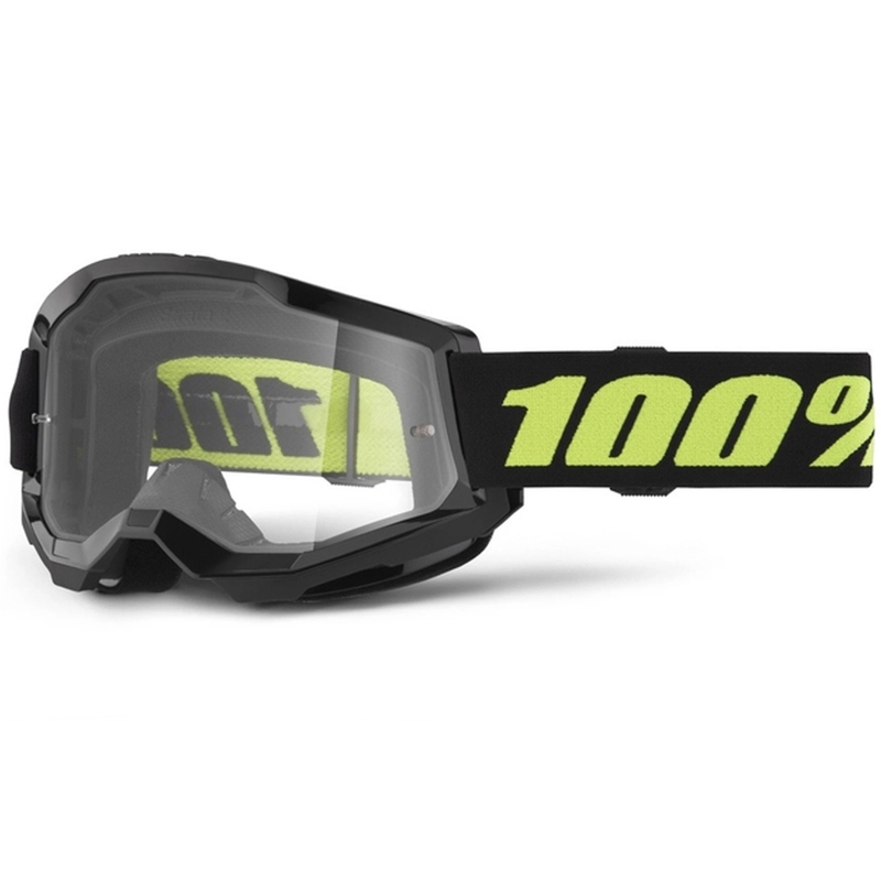 Motocross lasit 100% STRATA 2 New Solar (kirkas pleksi)