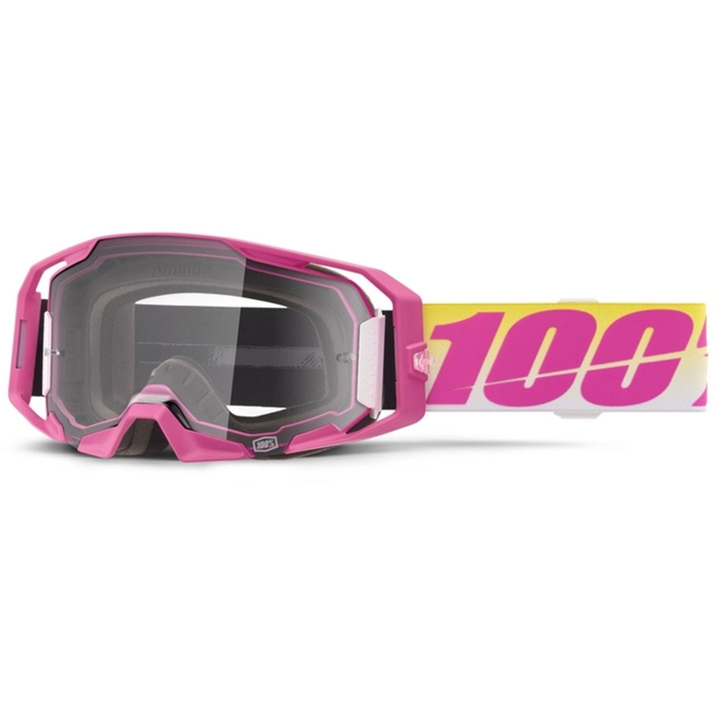 Motocross-lasit 100% ARmatic Sellars kirkkaalla pleksillä 100% ARmatic Sellars kirkas pleksi