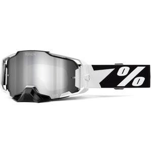 Motocross suojalasit 100% - USA ARMEGA Renen hopea plexi