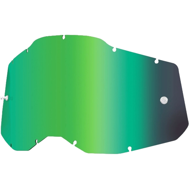 Plexi 100% Racecraft 2/Accuri 2/Strata 2 vihreä peilattu (huurtumaton)