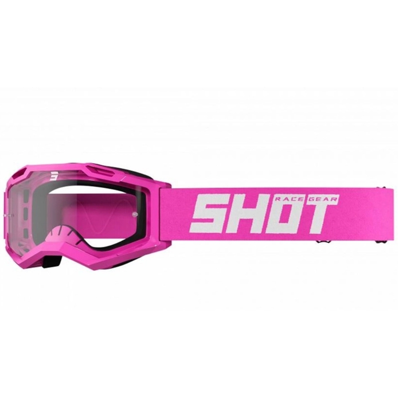 Motocross suojalasit Shot Assault 2.0 Solid fluo vaaleanpunainen