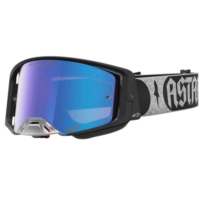 Alpinestars Supertech Atrox crossilasit musta-hopea