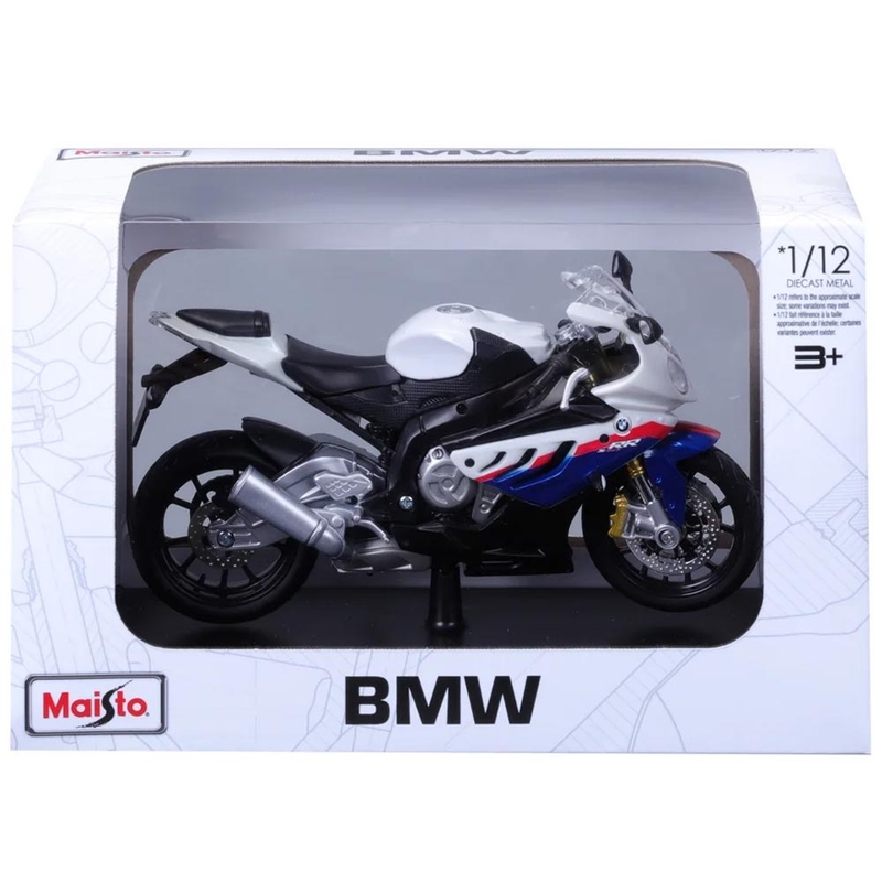 Maisto BMW S 1000 RR moottoripyörä malli 1:12