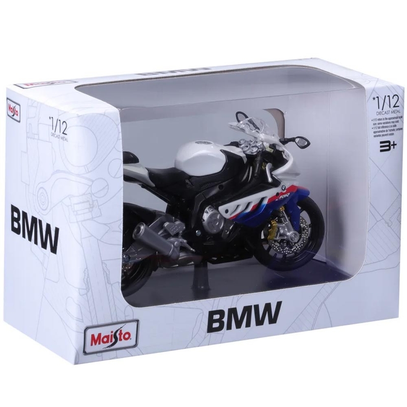 Maisto BMW S 1000 RR moottoripyörä malli 1:12