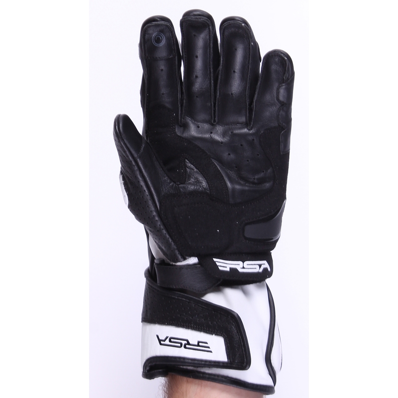 Rukavice na motorku RSA Colorado černo-bílé výprodej