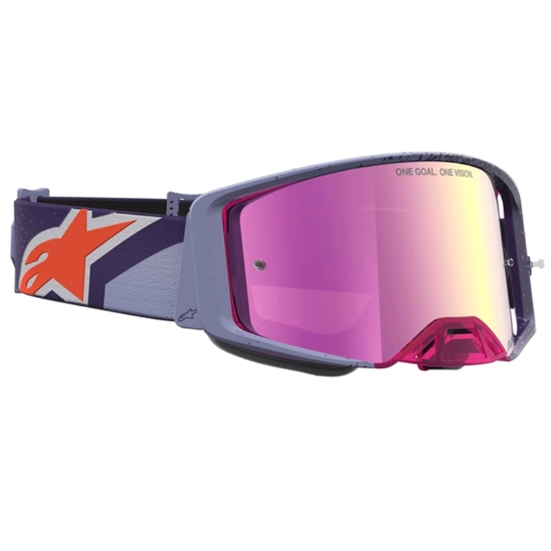 Alpinestars Supertech Hiten motocrossilasit violetti-punainen