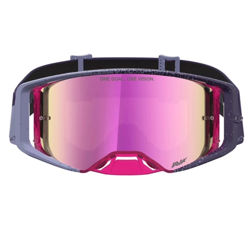 Alpinestars Supertech Hiten motocrossilasit violetti-punainen