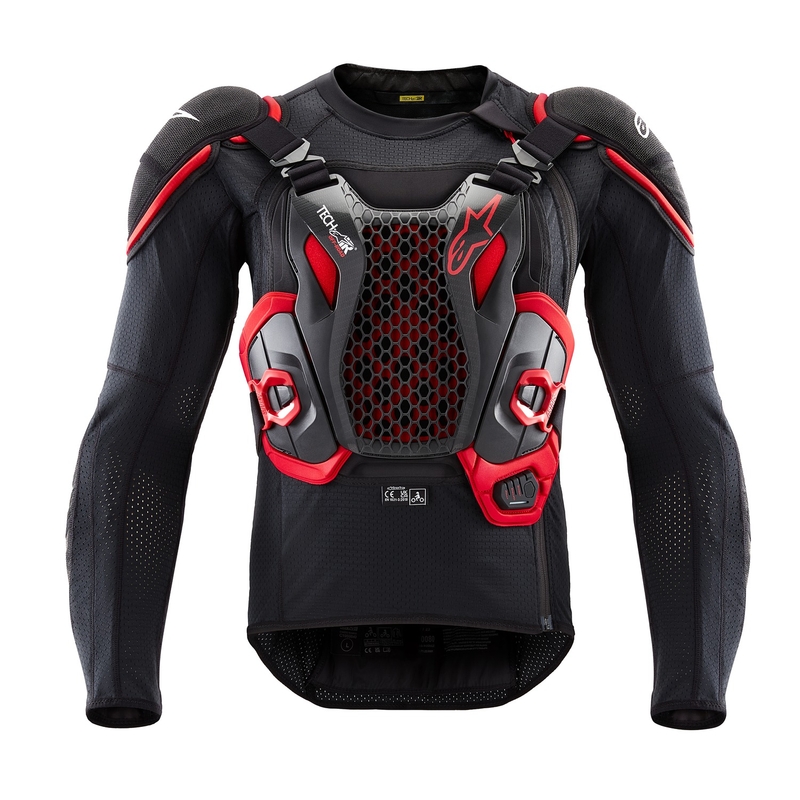 Turvatyynyliivi Alpinestars TECH-AIR®OFF-ROAD järjestelmä musta-punainen - II. laatu