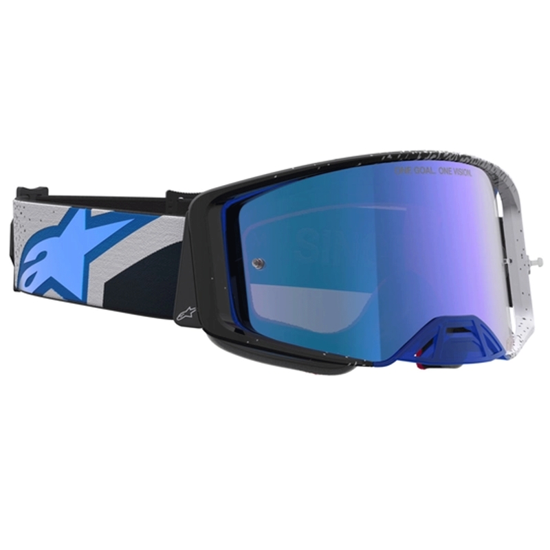 Alpinestars Supertech Hiten crossilasit musta-sininen