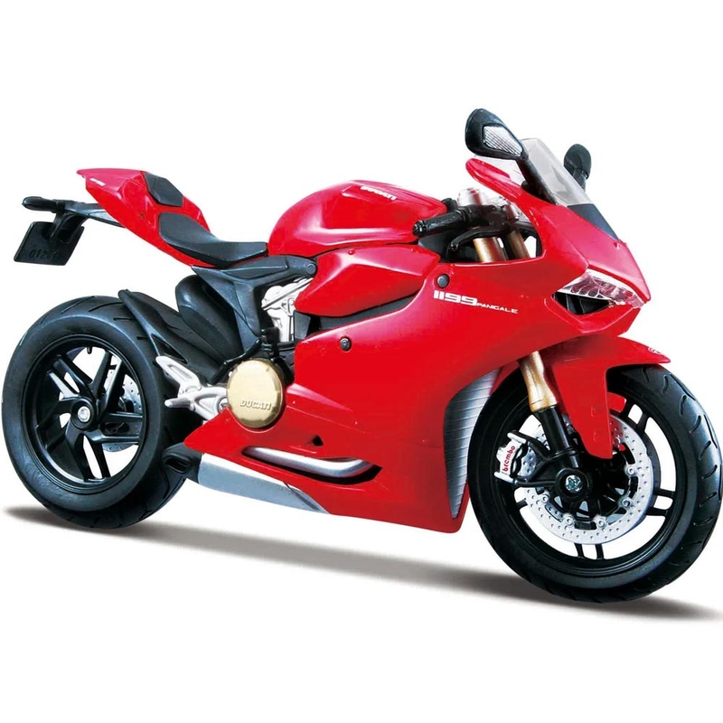 Maisto Ducati 1199 Panigale moottoripyörä malli 1:12 punainen