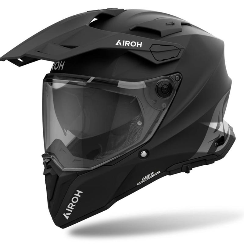 Endurokypärä Airoh Commander 2 Color mattamusta - II. laatu