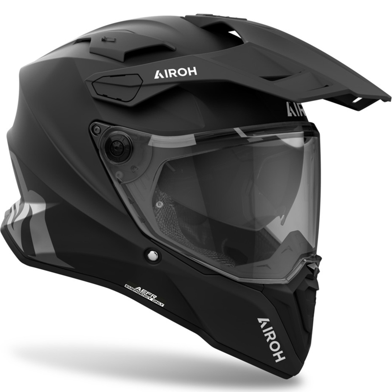 Endurokypärä Airoh Commander 2 Color mattamusta - II. laatu