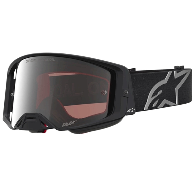 Alpinestars Supertech Vesta motocrossilasit mattamusta-hopea