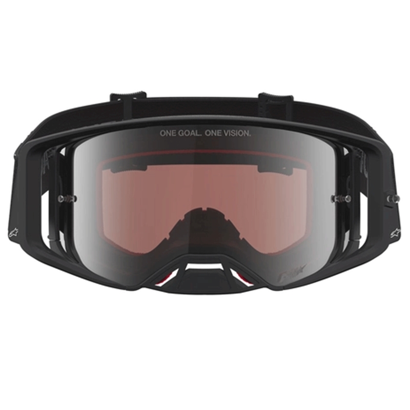 Alpinestars Supertech Vesta motocrossilasit mattamusta-hopea