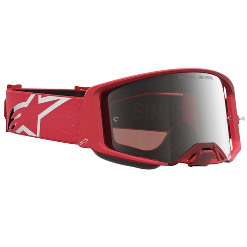 Alpinestars Supertech Vesta crossilasit, fluo-punaiset-kromiset