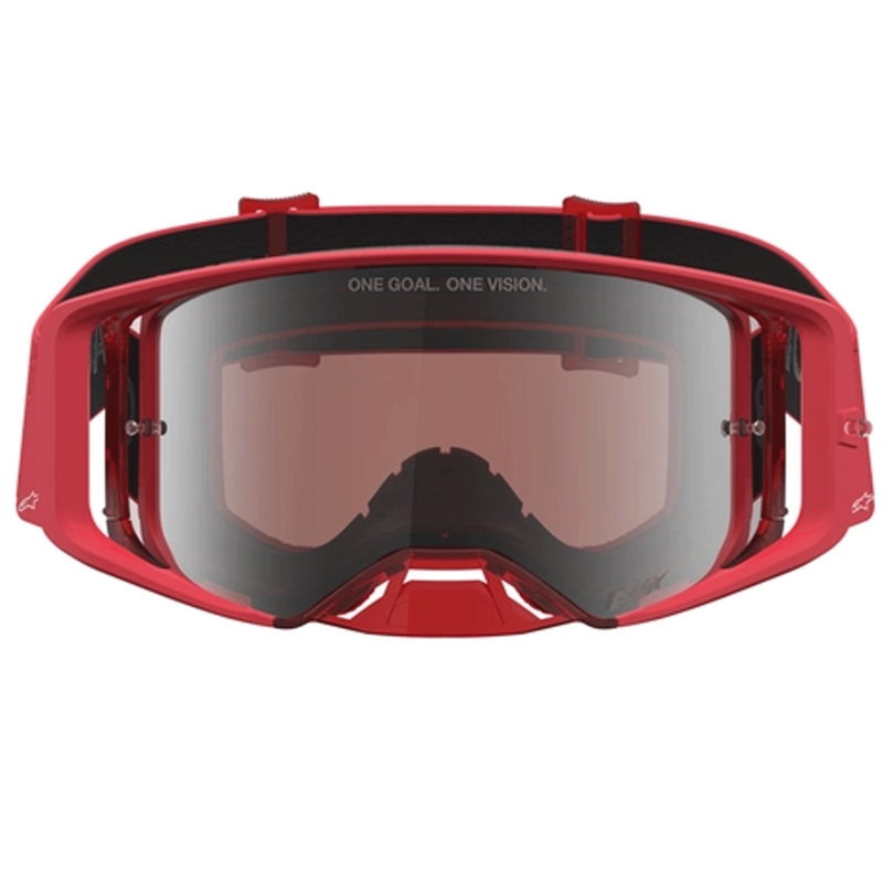 Alpinestars Supertech Vesta crossilasit, fluo-punaiset-kromiset