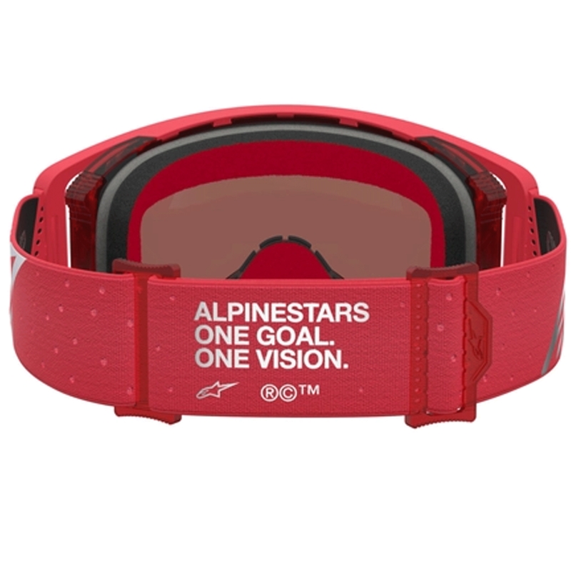 Alpinestars Supertech Vesta crossilasit, fluo-punaiset-kromiset