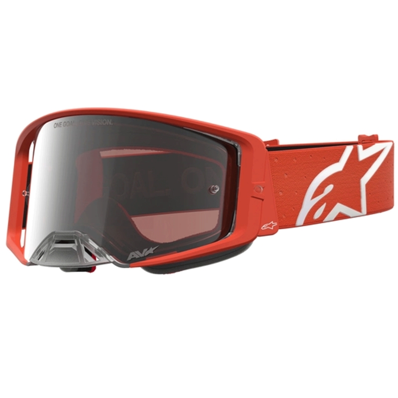 Alpinestars Supertech Vesta oranssi-hopea motocrossilasit
