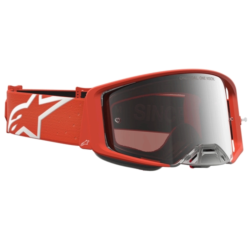 Alpinestars Supertech Vesta oranssi-hopea motocrossilasit