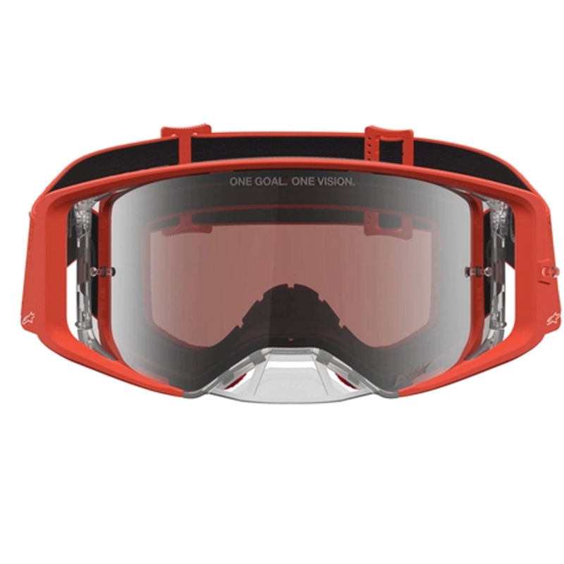 Alpinestars Supertech Vesta oranssi-hopea motocrossilasit
