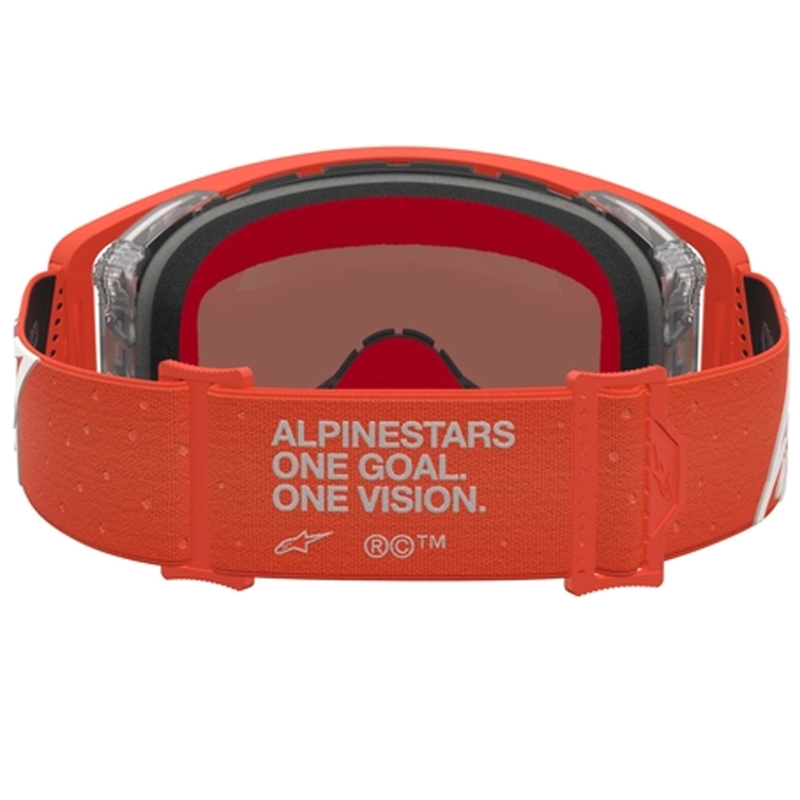 Alpinestars Supertech Vesta oranssi-hopea motocrossilasit