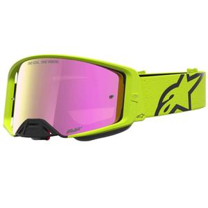 Alpinestars Supertech Vesta motocrossilasit fluo-kelta-musta