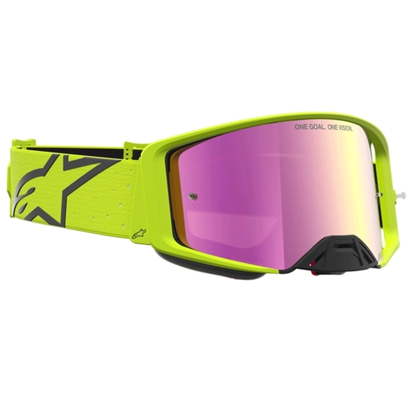 Alpinestars Supertech Vesta motocrossilasit fluo-kelta-musta