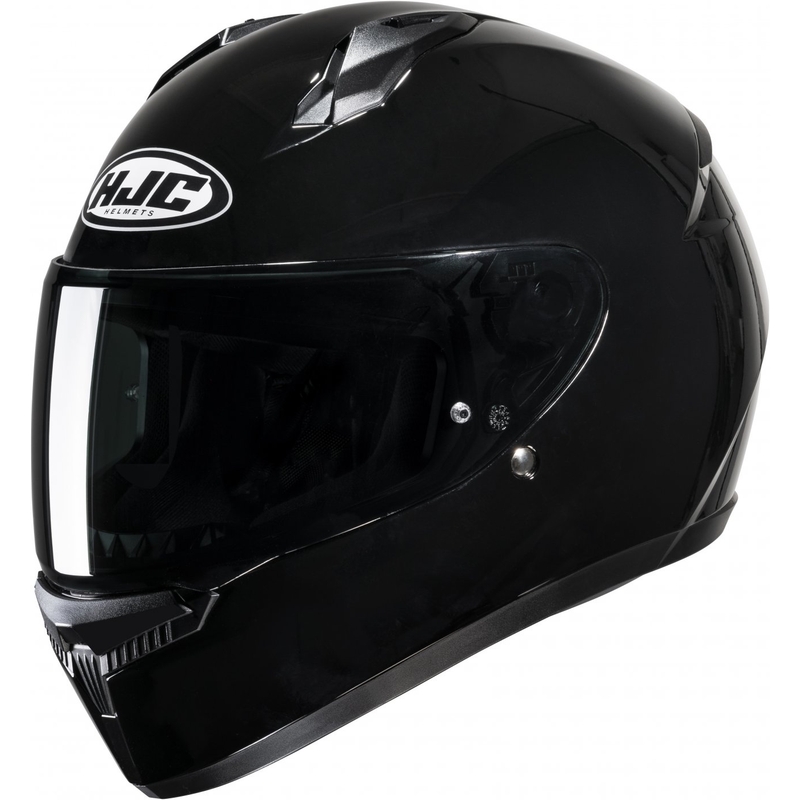 Kokokasvoinen moottoripyöräkypärä HJC C10 Solid black 2 - II. laatu