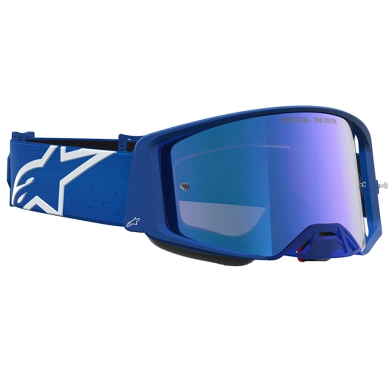 Alpinestars Supertech Vesta sinivalkoiset motocrossilasit