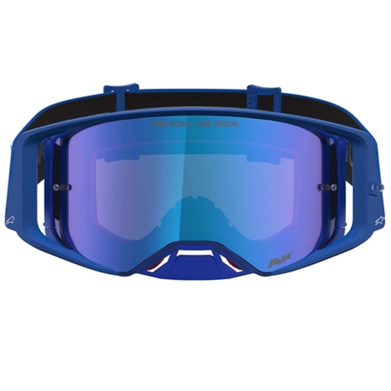 Alpinestars Supertech Vesta sinivalkoiset motocrossilasit