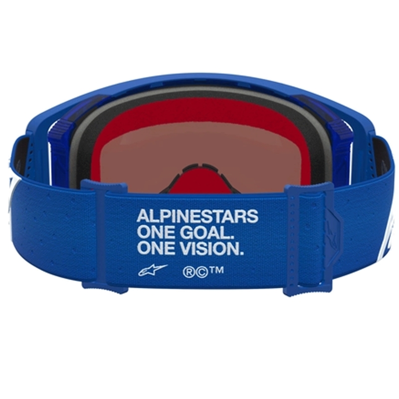 Alpinestars Supertech Vesta sinivalkoiset motocrossilasit