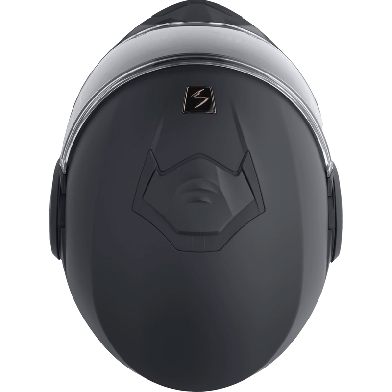 Taitettava moottoripyöräilykypärä Scorpion EXO-TECH EVO Solid matta antrasiitti - II. laatu