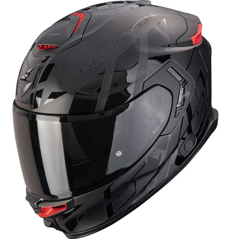 Integroitu moottoripyöräilykypärä Scorpion EXO-GT SP Air Noble mattamusta - II. laatu