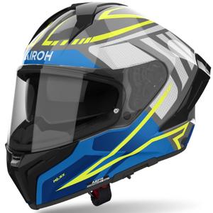 Integroitu moottoripyöräkypärä Airoh MATRYX Rider kiiltävä sininen