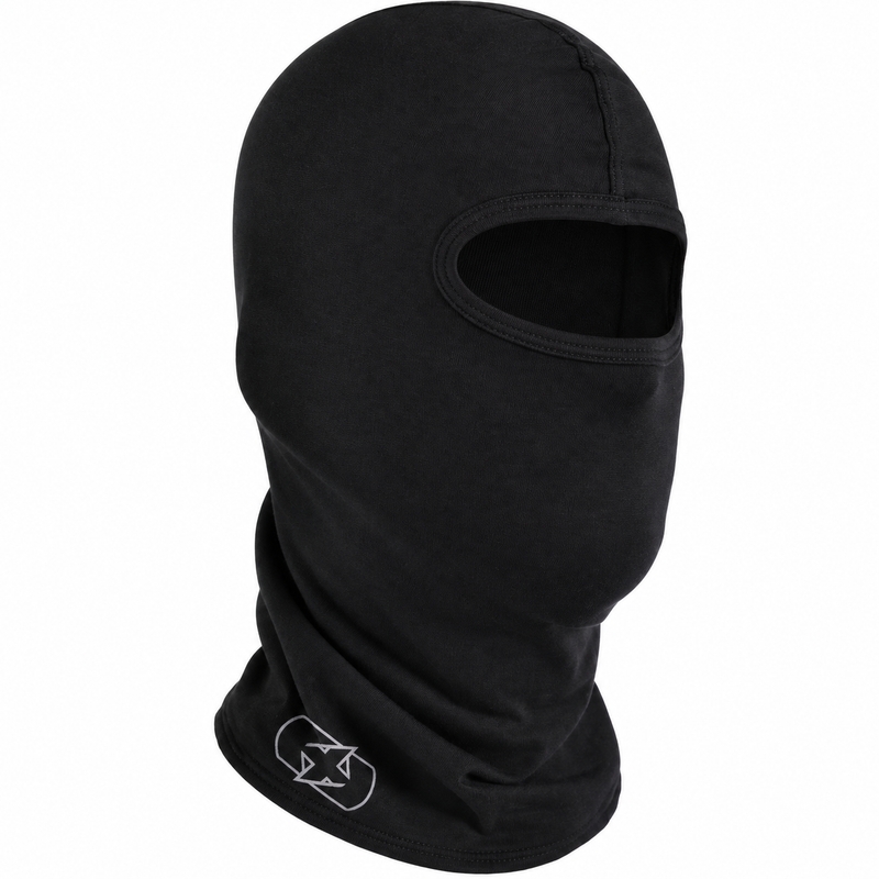 Oxford Balaclava Deluxe Moottoripyöräilyn huppu Merinovilla Musta