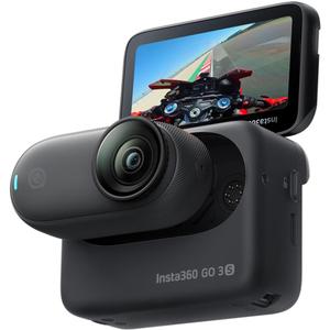 Insta360 GO 3S moottoripyöräkypärään kiinnitettävä POV-toimintakamerapaketti, musta