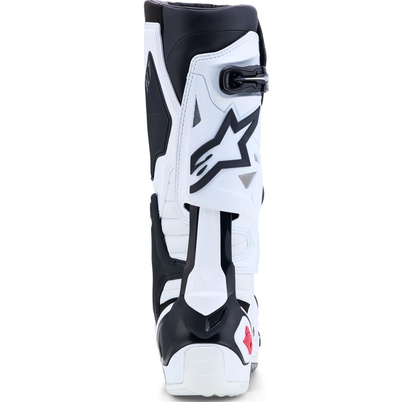 Alpinestars TECH 10 motocrossisaappaat valko-musta-punainen