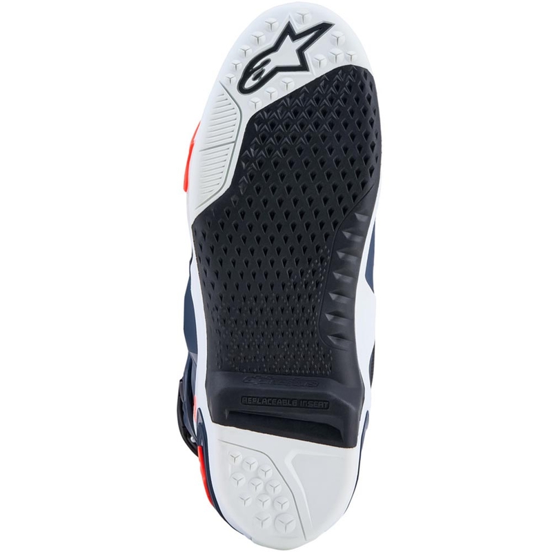 Alpinestars TECH 10 Supervented -crossisaappaat tummansiniset-valkoiset-mustaiset-violetit
