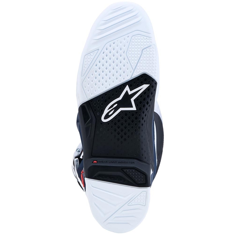 Alpinestars TECH 7 motocrossisaappaat violetti-valkoinen-tummansininen-fluo punainen