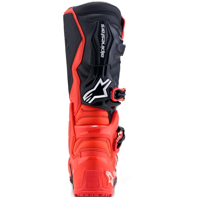 Alpinestars TECH 7 Enduro -moottoripyöräsaappaat, neonpunaiset-mustat