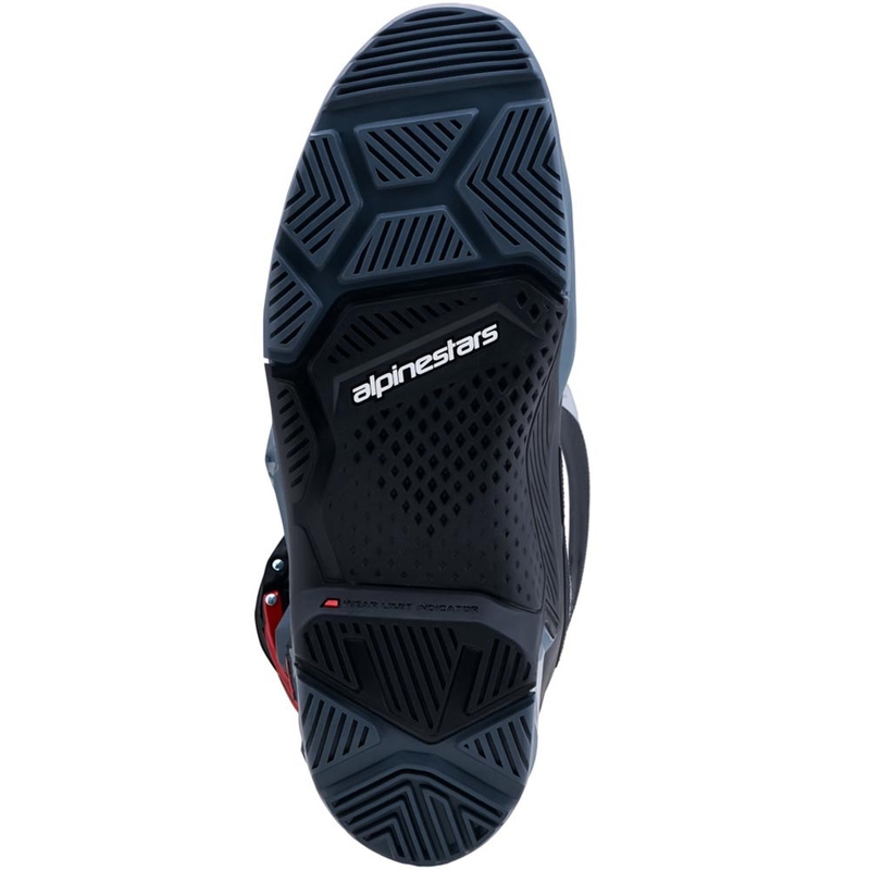 Alpinestars TECH 7 Enduro Drystar MP-saappaat tummanharmaa-vaaleanharmaa-punainen