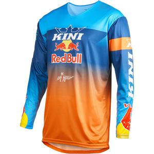 Motocross-paita KINI Red Bull 1.0 Rallye sini-oranssi