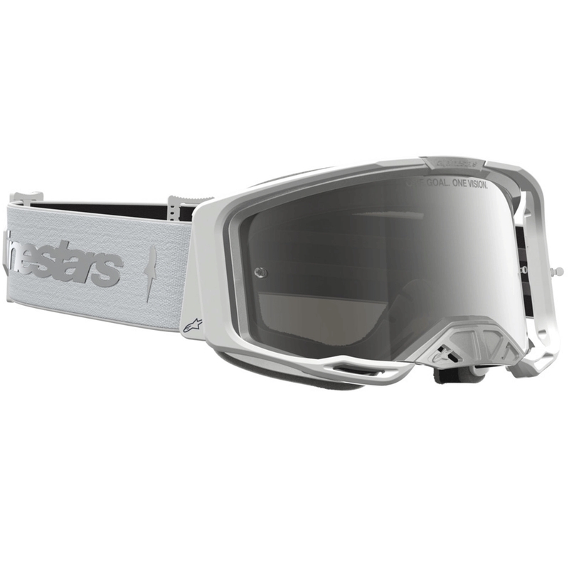Alpinestars Vision 8 meripihkanvalko-hopea motocrossilasit