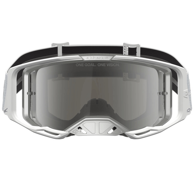 Alpinestars Vision 8 meripihkanvalko-hopea motocrossilasit
